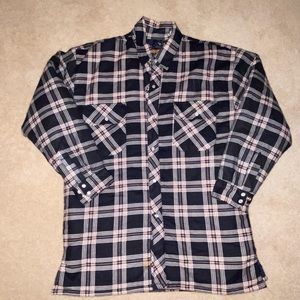 Vintage Pioneer Pearl Snap Quilted Lined Jacket